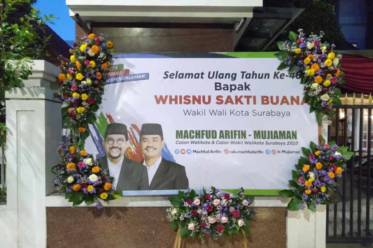 Cawali Machfud Arifin doakan Wawali Surabaya diberi kesehatan dan kesuksesan