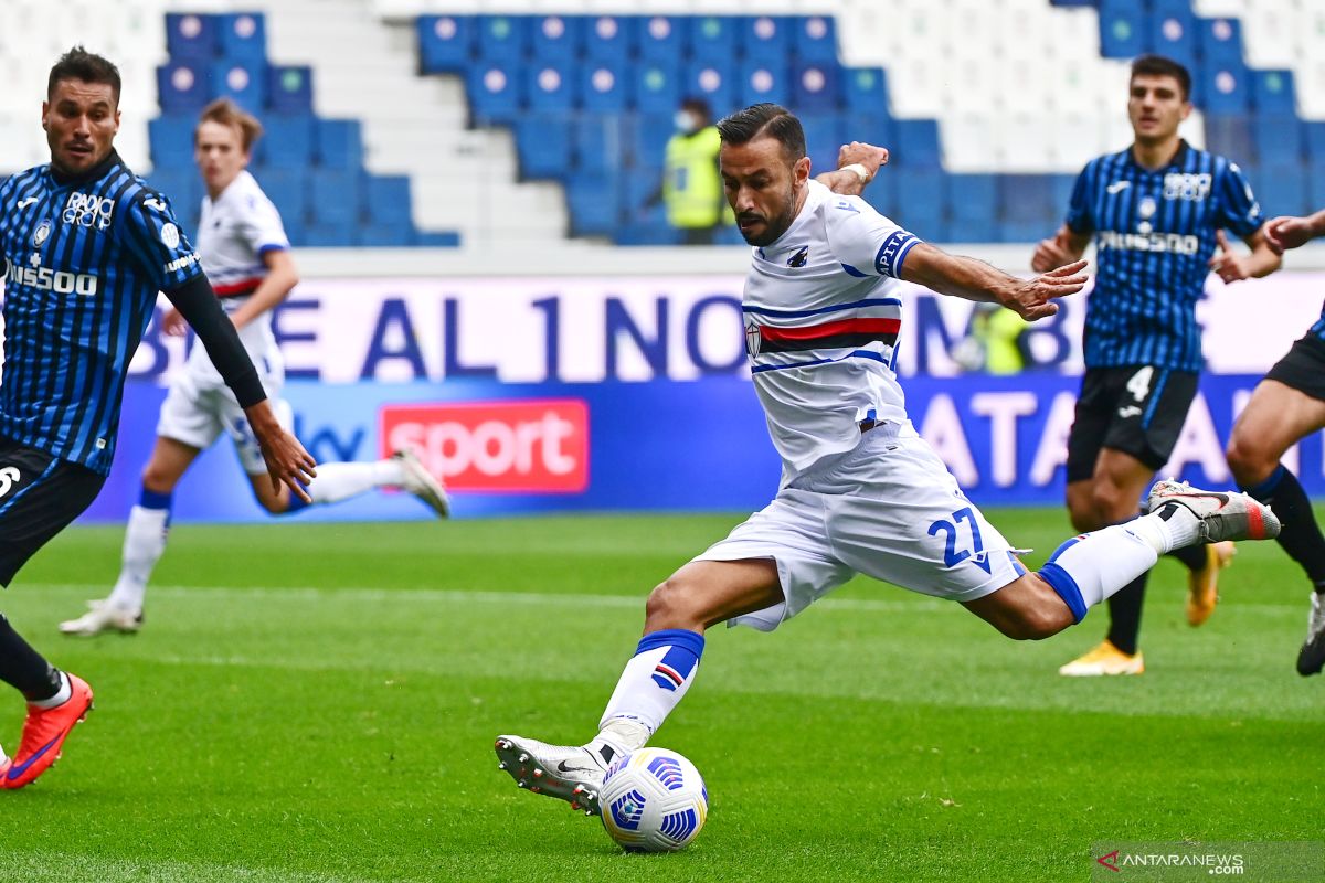 Ditekuk Sampdoria, Atalanta telan kekalahan kedua beruntun di liga