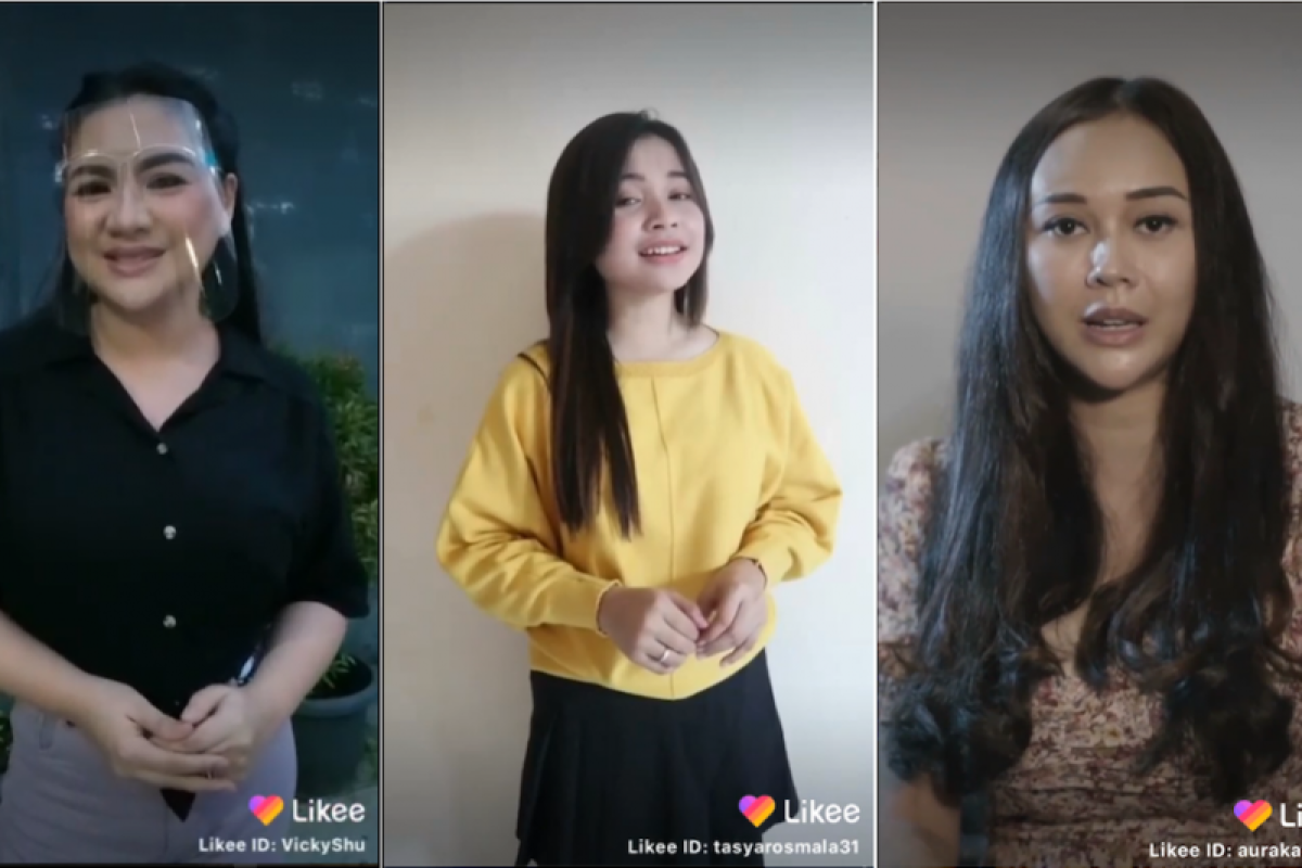 Aura kasih dan Vicky Shu bagikan tips menyanyi lewat platform video