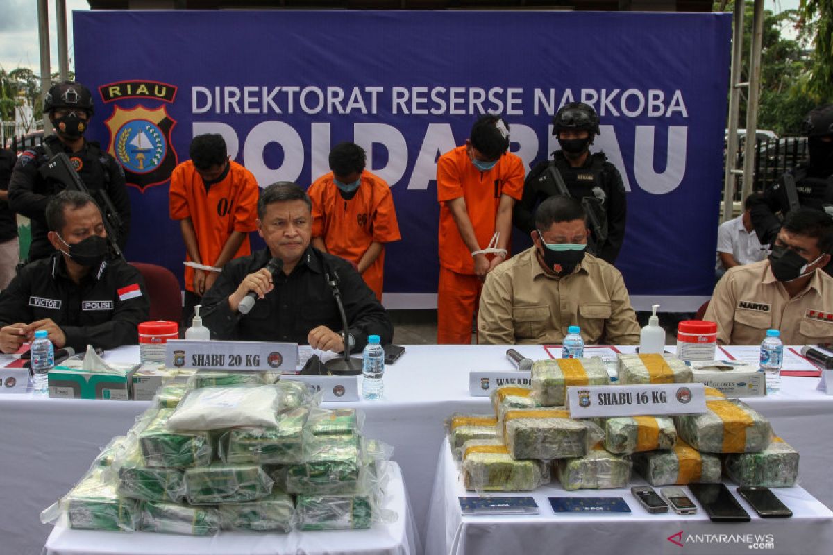 Riau police bust massive crystal meth haul within fortnight