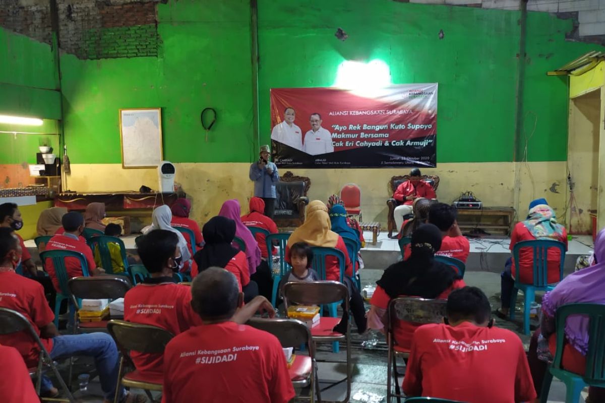 Aliansi Kebangsaan Surabaya gencar sosialisasikan visi-misi Eri-Armuji