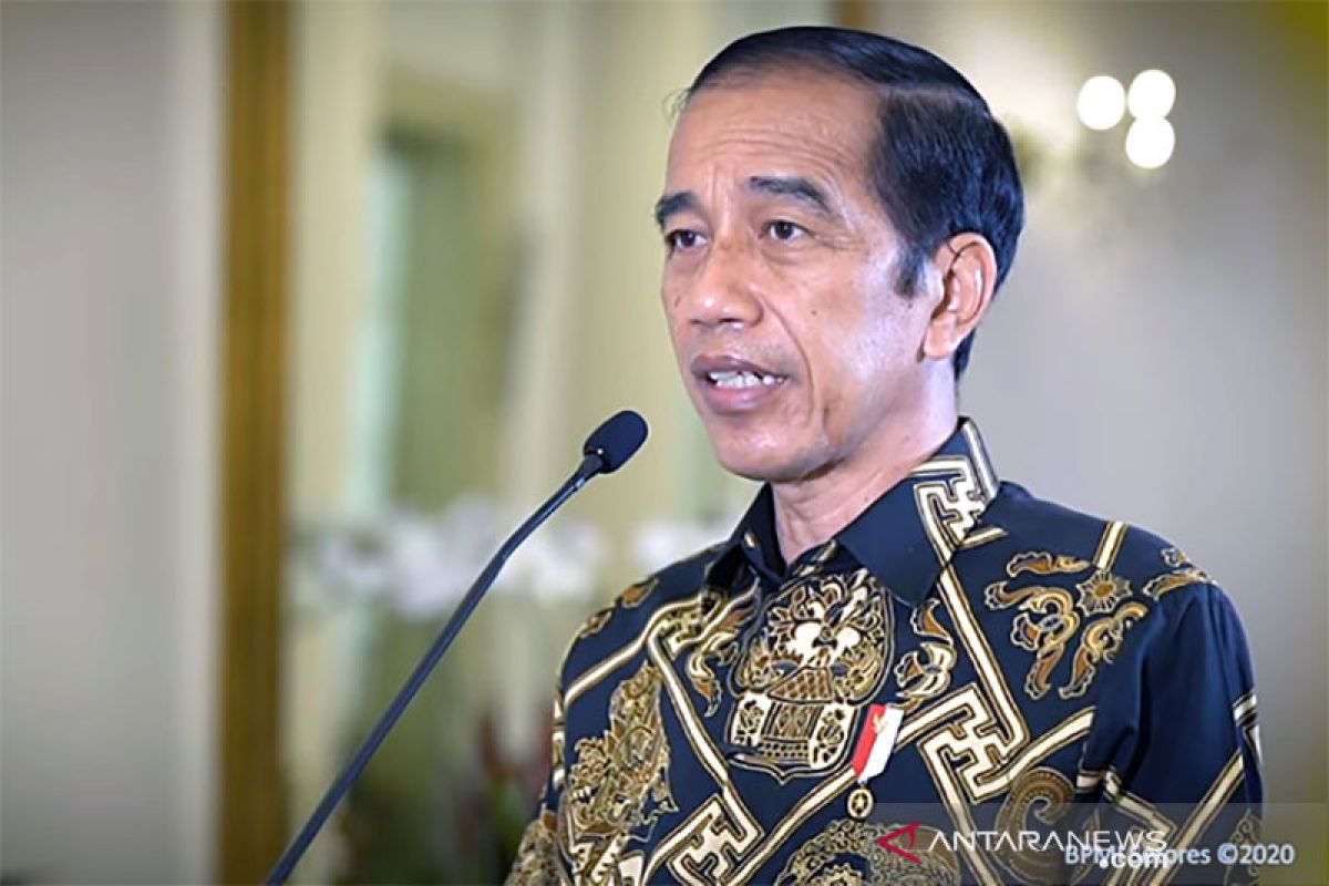 Presiden Jokowi meyakini perekonomian Indonesia akan pulih