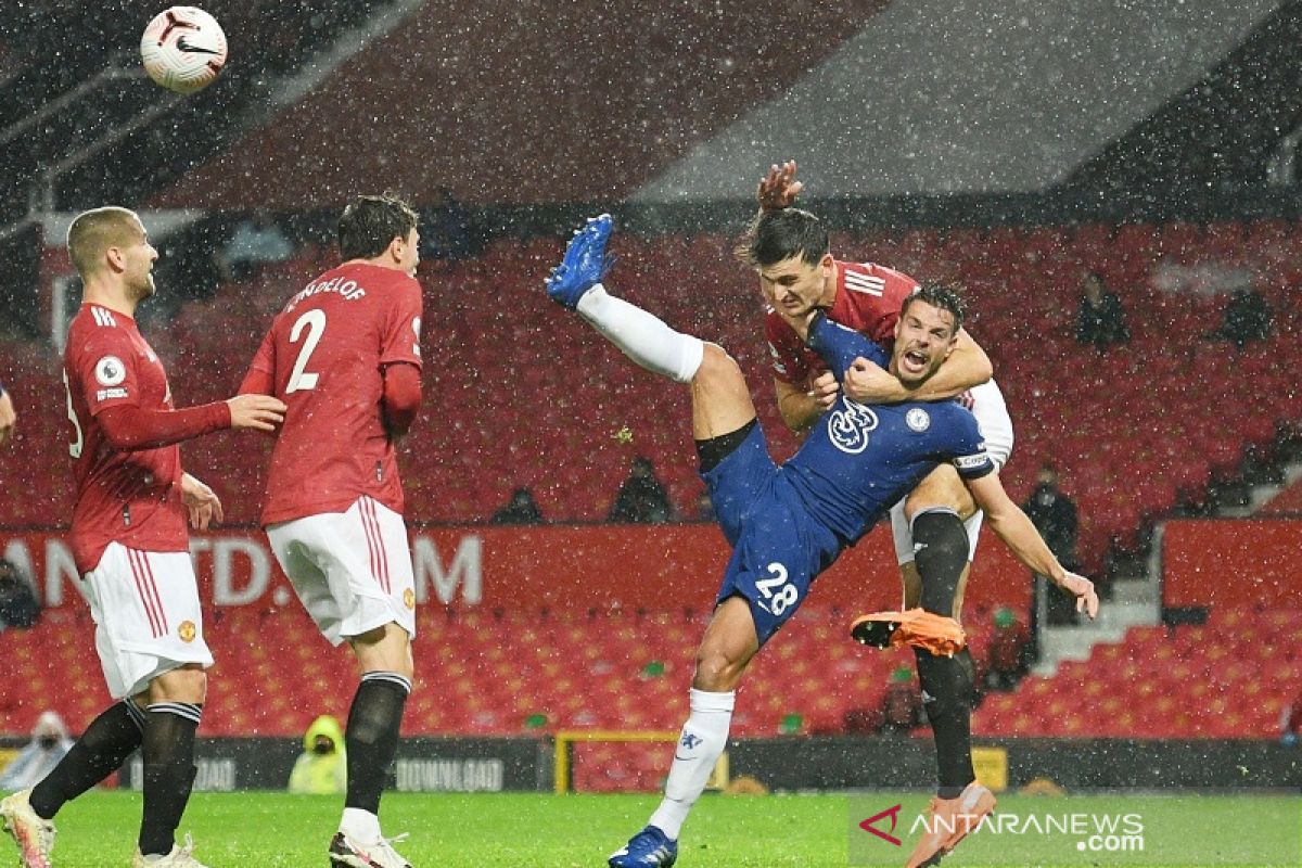 MU dan Chelsea bermain seri di Stadion Old Trafford