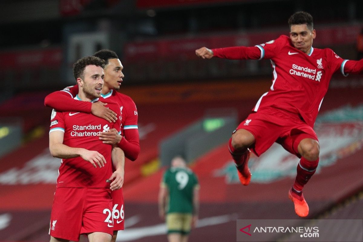 Liverpool susah payah amankan tiga poin kontra Sheffield United 2-1