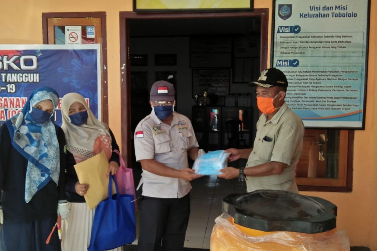 Warga Kota Ternate tidak pakai masker kena sanksi push up