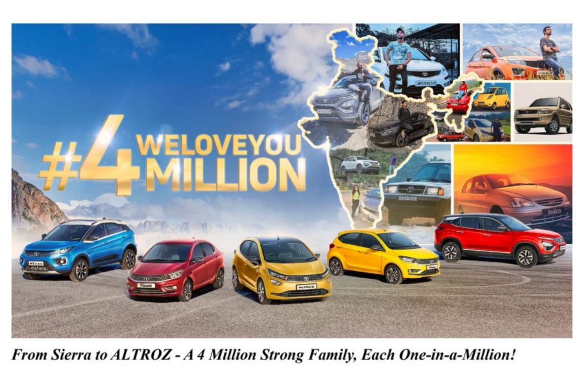 Tata Motors rayakan produksi 4 juta mobil