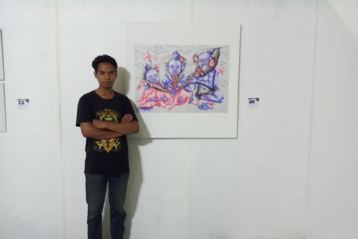 Mahasiswa Undiksha Bali ikutkan karya dalam pameran seni rupa internasional