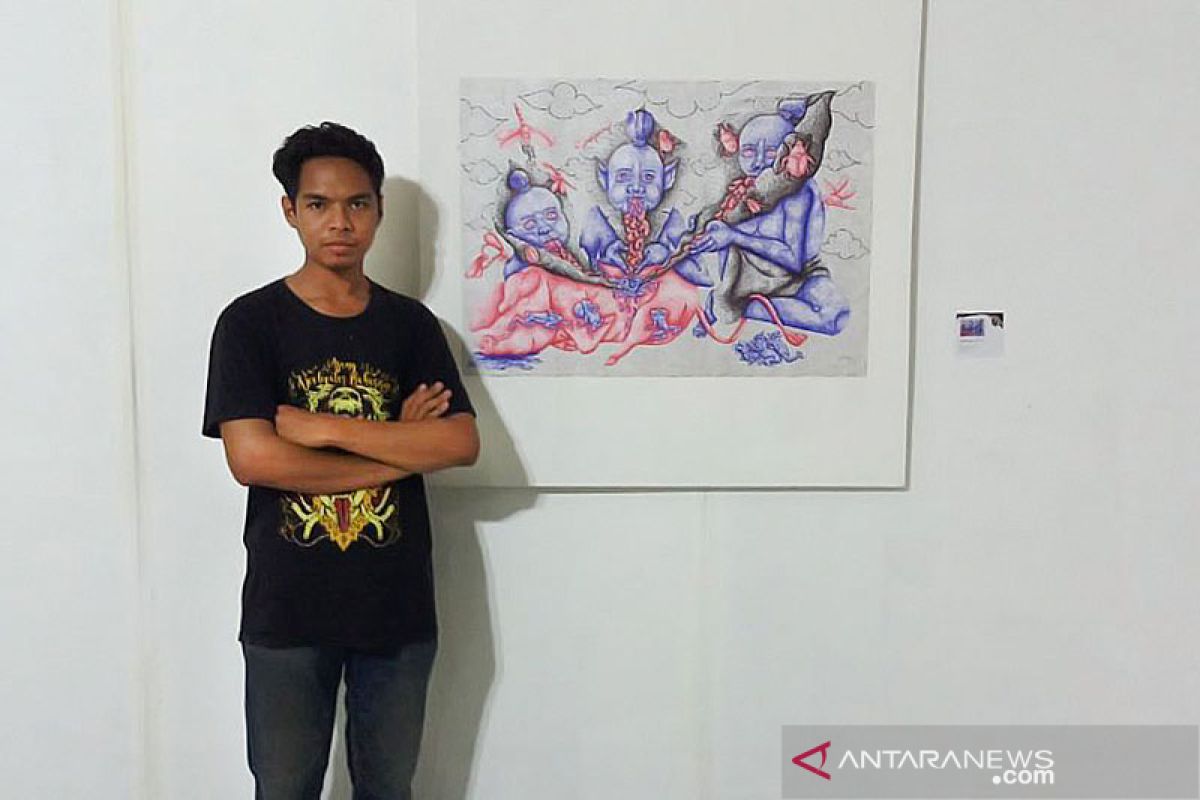 Mahasiswa Undiksha Bali lolos pameran seni rupa di Prancis-Jerman