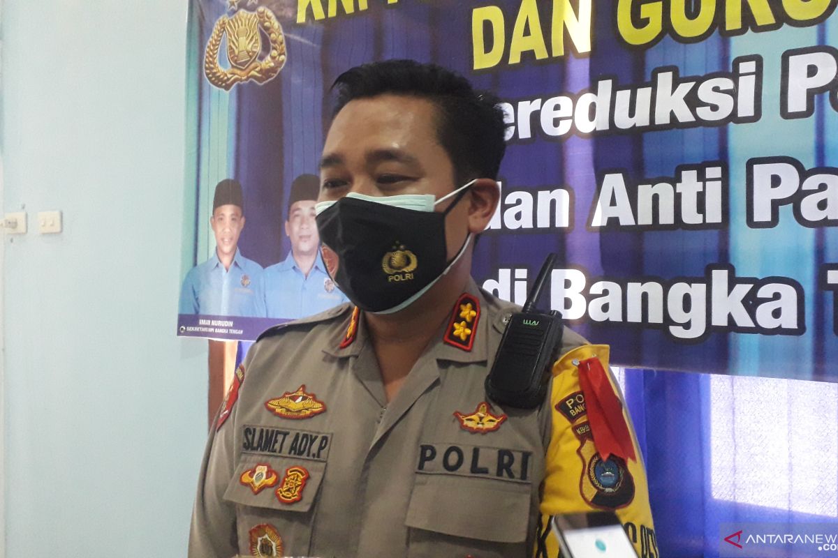 Polres Bangka Tengah terus sosialisasikan penggunaan masker