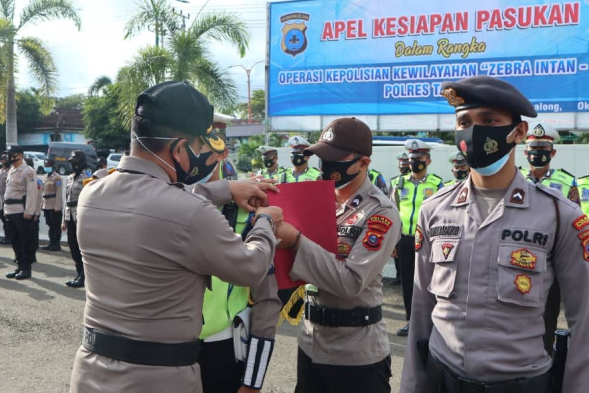 Polres Tabalong gelar apel kesiapan pasukan Operasi Zebra