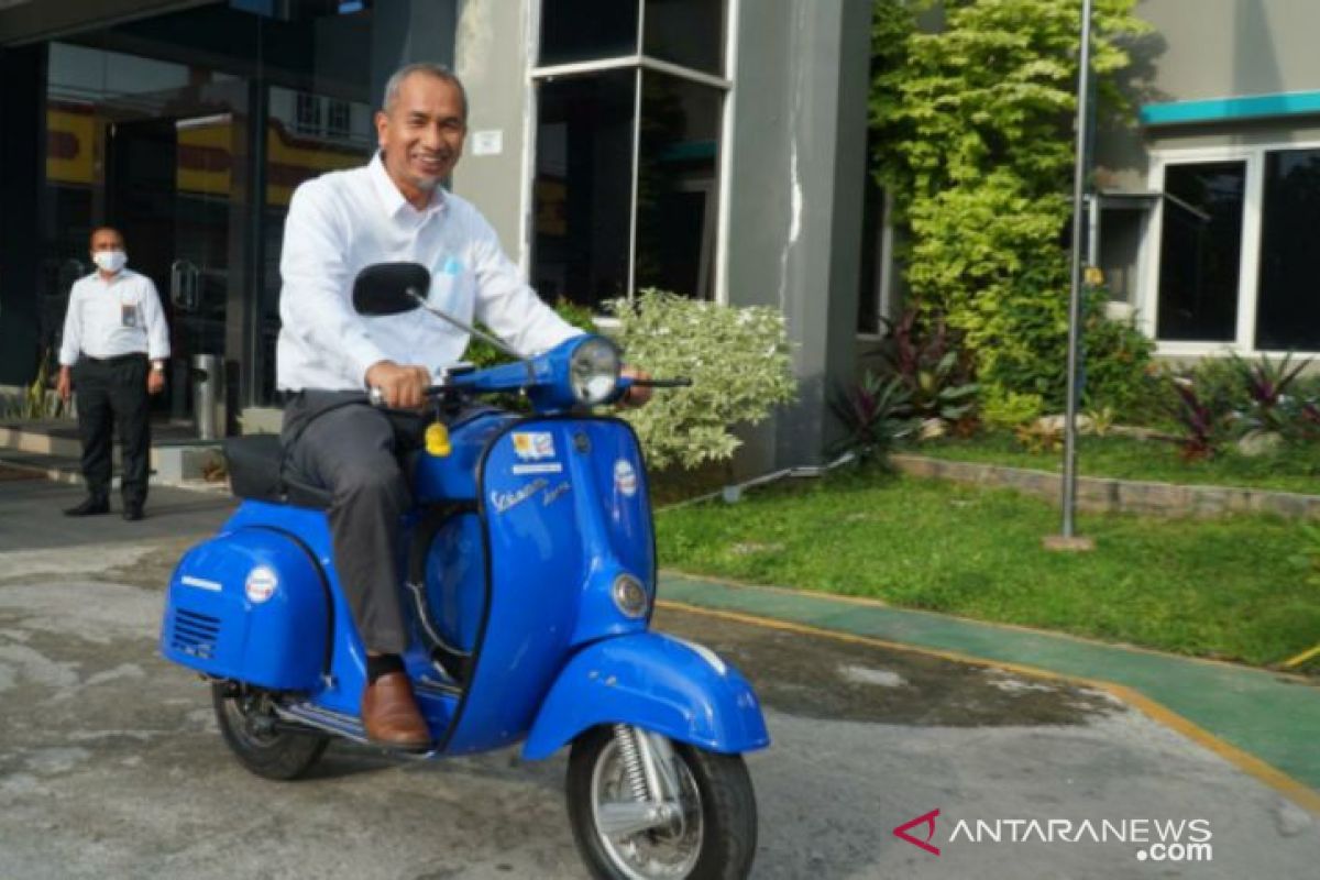 75 Tahun Hari Listrik Nasional, PLN Modifikasi Vespa Listrik