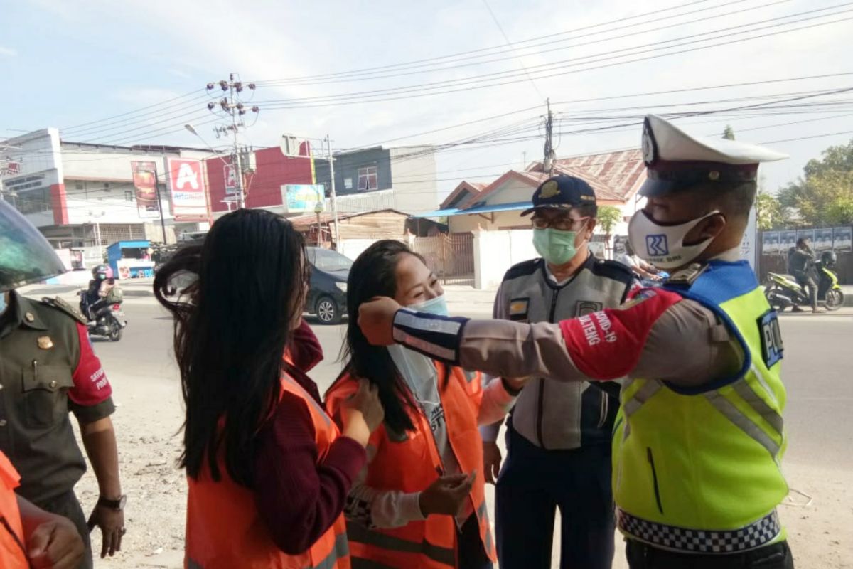 Satgas COVID-19 sanksi 524 orang di Palu karena langgar protokol kesehatan