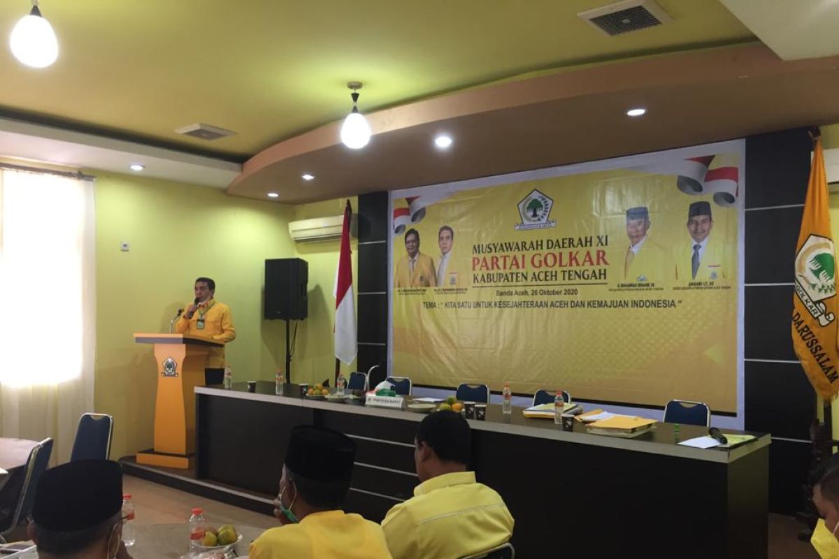 Muchsin Hasan pimpin DPD II Golkar Aceh Tengah