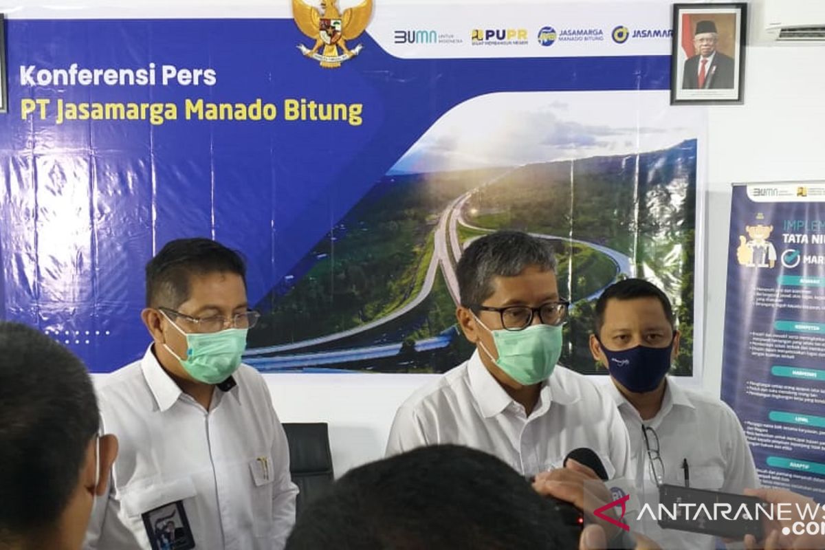 Tarif tol Manado-Bitung  Rp1.111 per kilometer