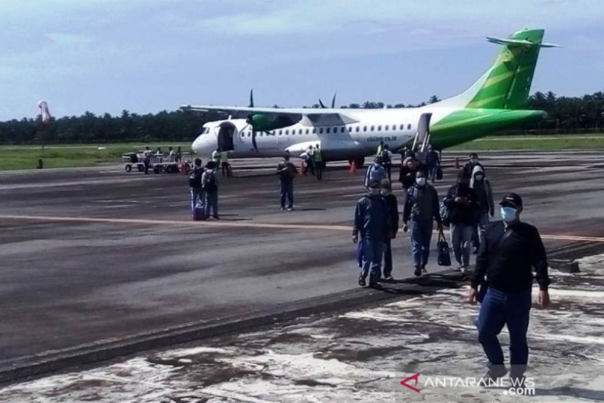 Lagi, Citilink mendarat di Nagan Raya dari Jakarta