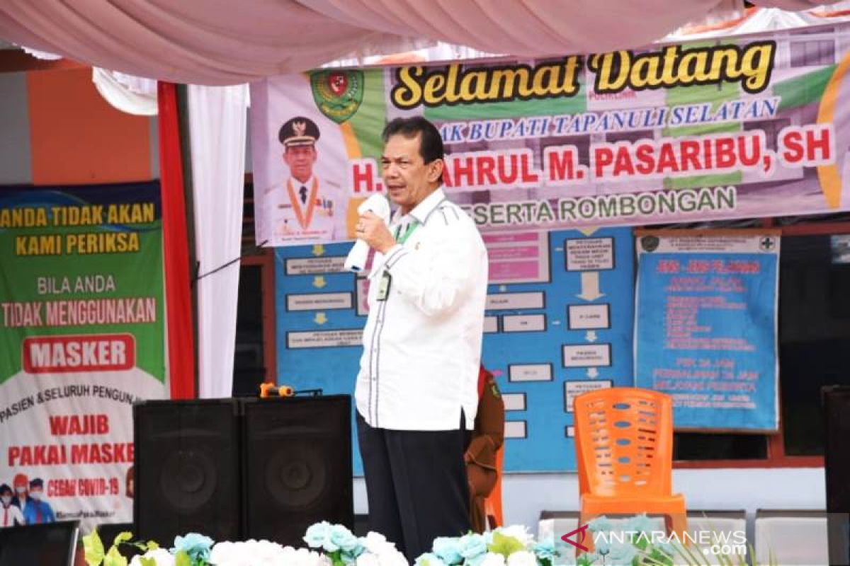 Menekan penularan COVID-19, Bupati Tapsel tekankan pentingnya 3M