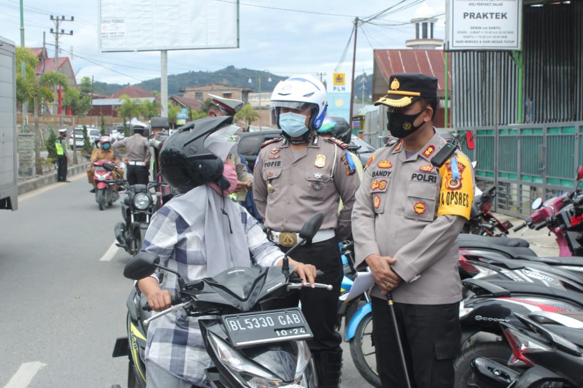 Dua hari gelar Operasi Zebra Seulawah, Polres Aceh Tengah jaring 49 pelanggar