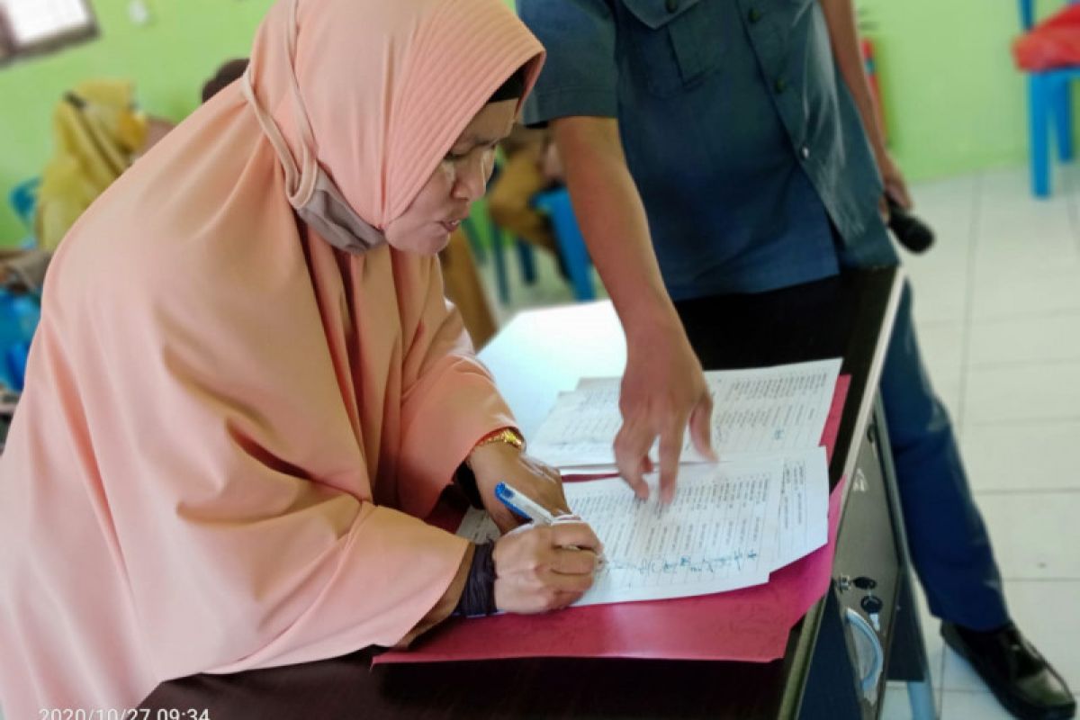 Kepsek di lingkungan Korwil Bukit Batu teken pakta integritas jelang Pilkada