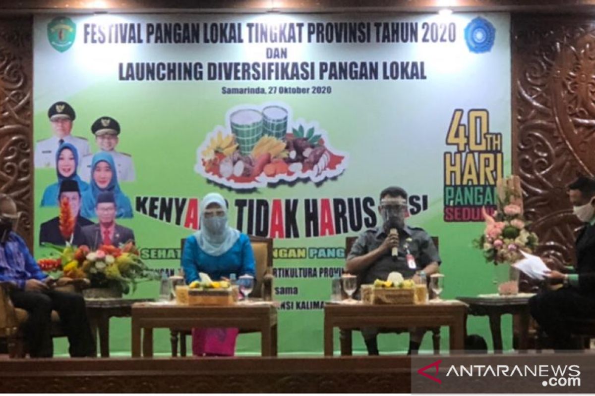 Puluhan produk makanan lokal tersaji di launching diversifikasi pangan