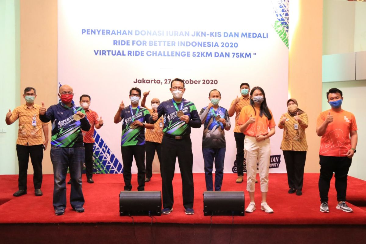 BPJS Kesehatan galang donasi dengan kegiatan gowes