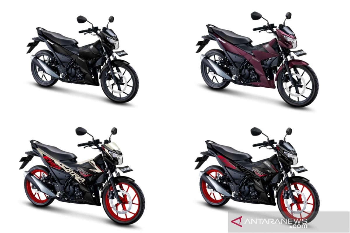 Intip lima warna baru Suzuki Satria F150