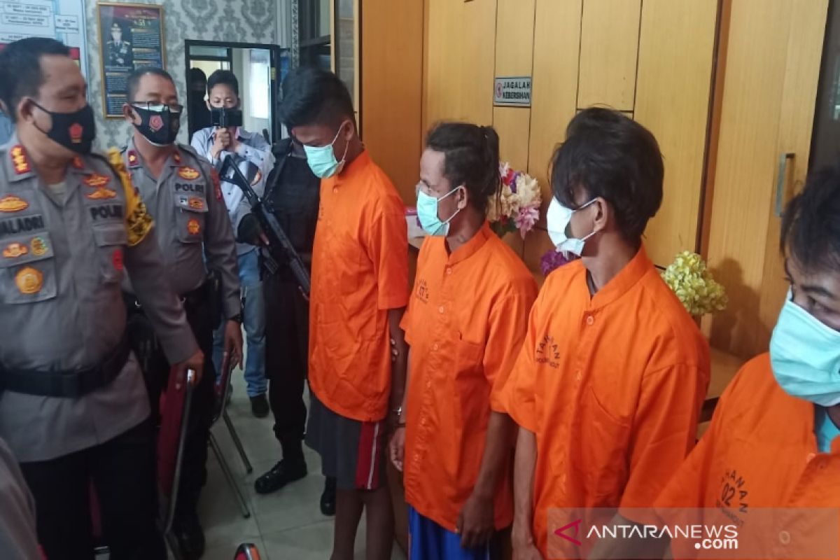 Empat pencuri ditangkap di Palangka Raya dalam sepekan