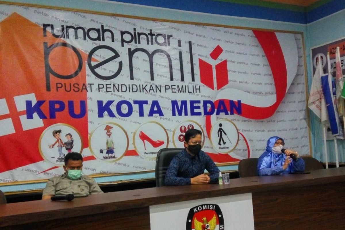 KPU Medan gelar debat paslon pilkada tiga  kali