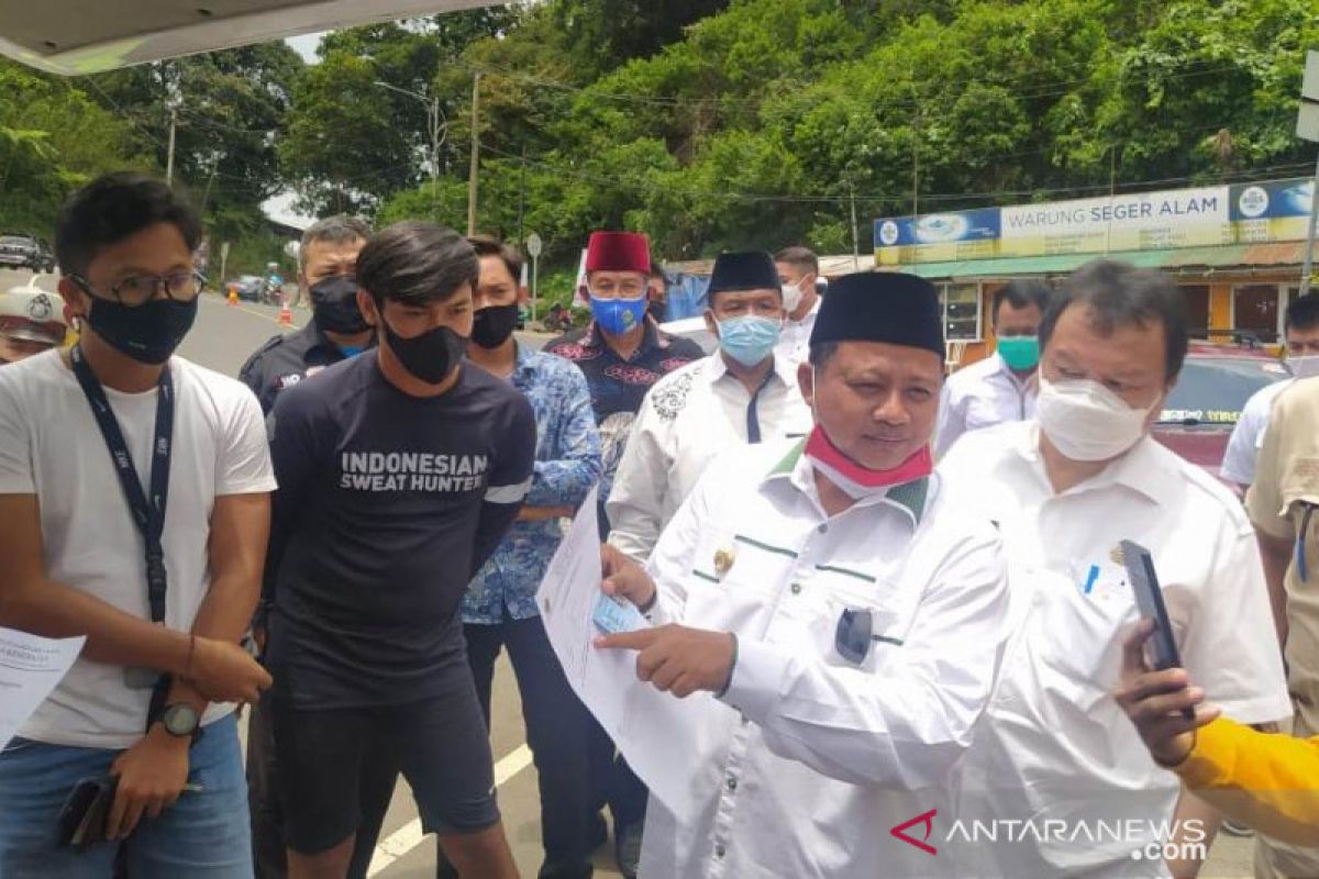 Wagub Jabar pimpin tes cepat pengendara di perbatasan Cianjur-Bogor