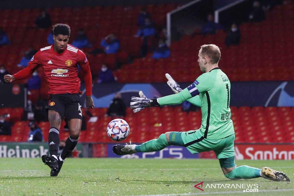 Hattrick saat lawan Leipzig, Marcus Rashford jadi top skor Liga Champions