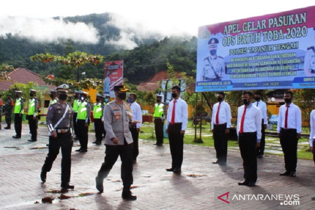 Polres Tapteng susun skema pengamanan prokes selama libur panjang