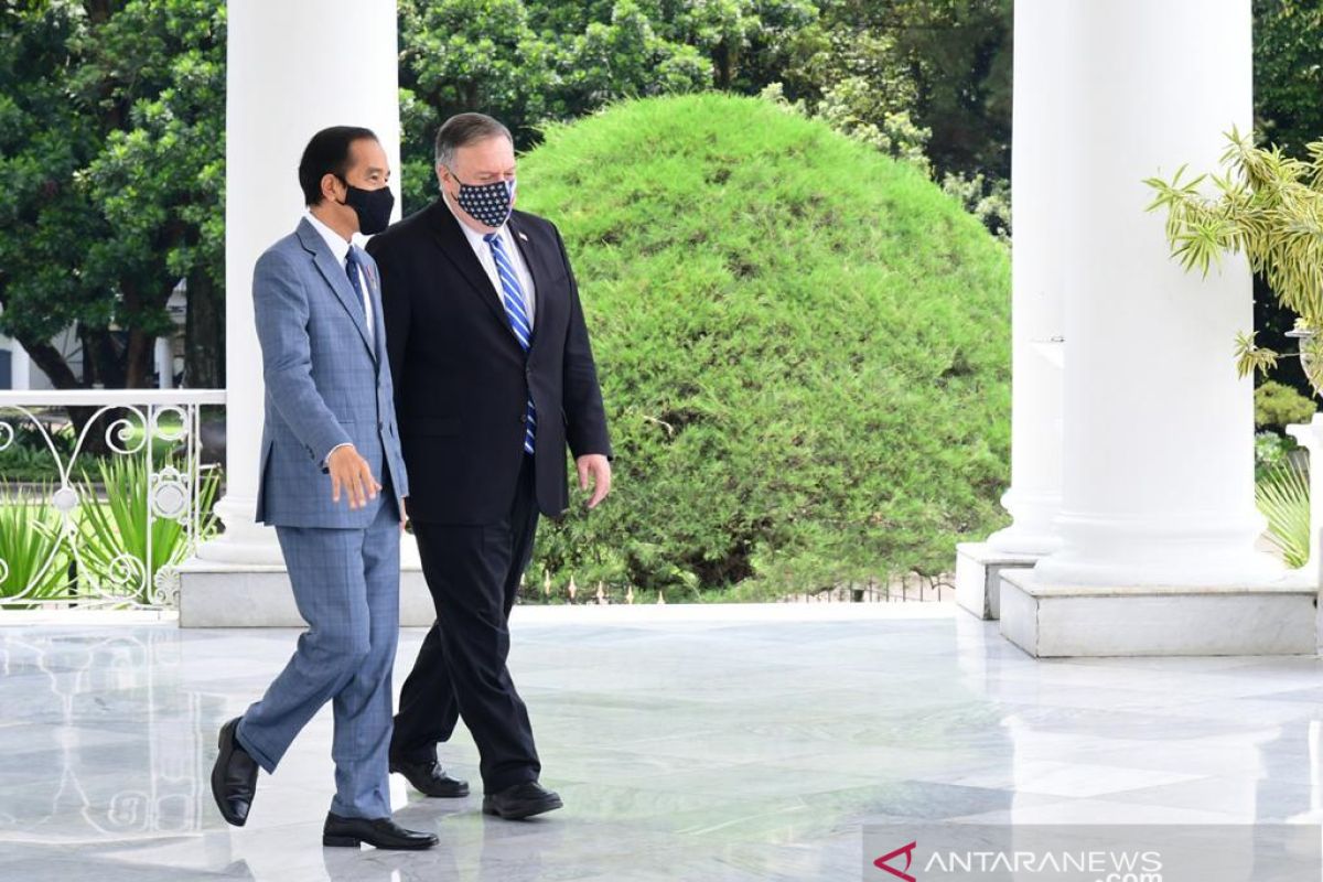 Jokowi receives US Secretary of State Pompeo at Bogor Palace