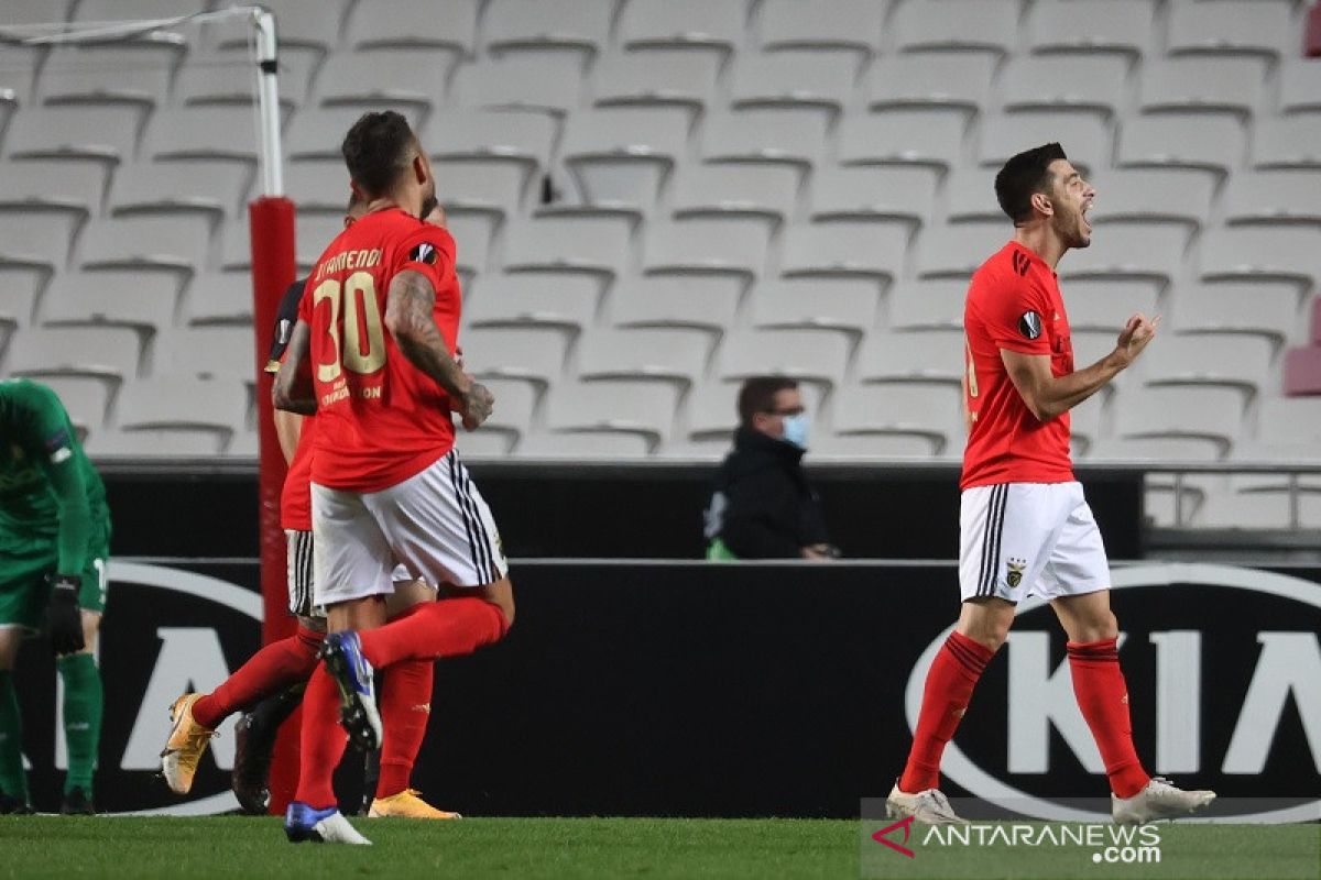 Benfica cukur Standard Liege 3-0 dan mantapkan posisi puncak Grup D