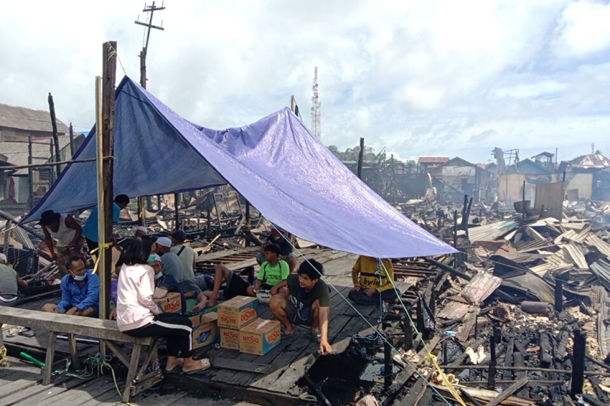 Kebakaran Kotabaru, ratusan jiwa kehilangan tempat tinggal