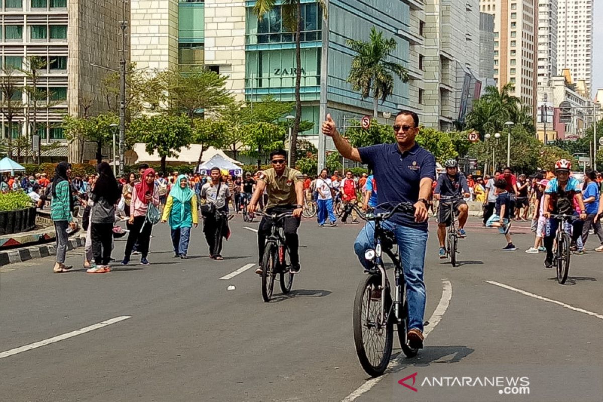 Anies: Pandangan sepeda untuk sport harus diubah jadi transport