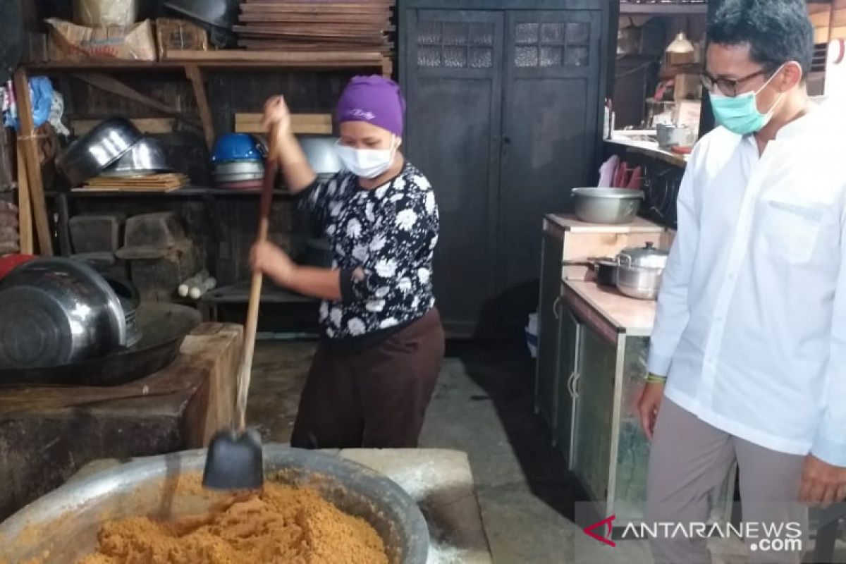 Ini pesan Sandiaga Uno saat mengunjungi UMKM Belitung