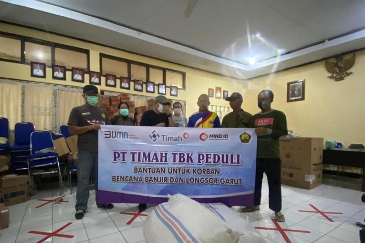 PT Timah kerahkan ERG bantu korban banjir Garut