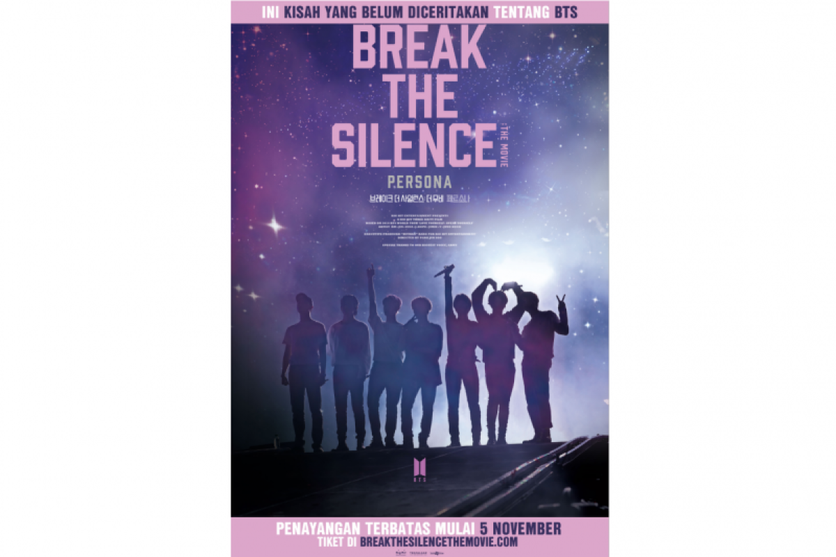 Film BTS "Break the Silence" dipastikan tayang di Indonesia 5 November