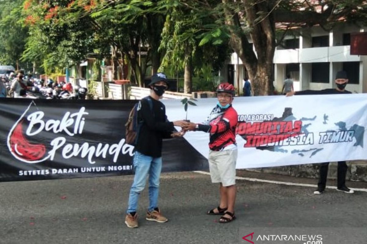 Komunitas motor Banjarbaru-Banjarmasin gelar donor darah