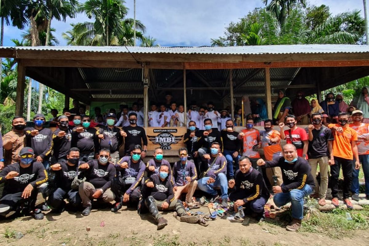 Ikatan motor besar bangun balai pengajian di pedalaman Aceh Utara