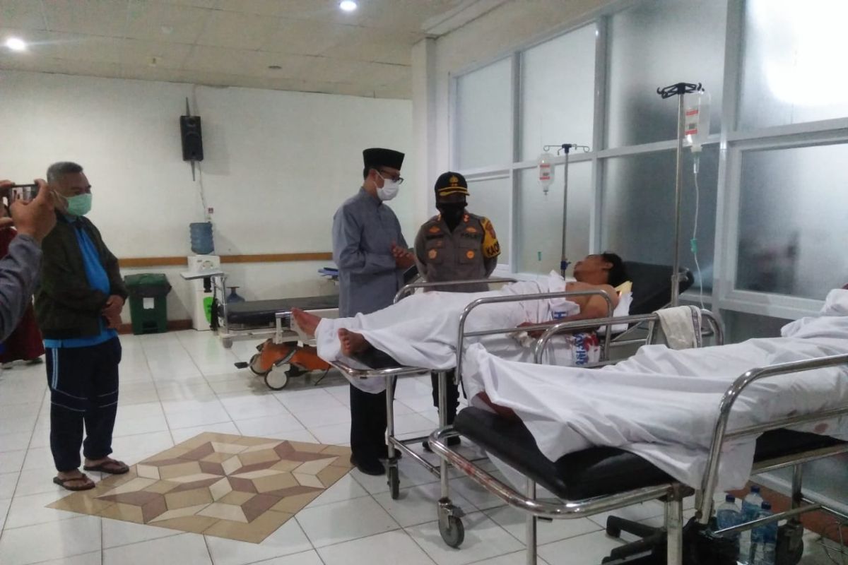 Terlibat bentrokan, 4 anggota ormas dilarikan ke RSUD Sukabumi