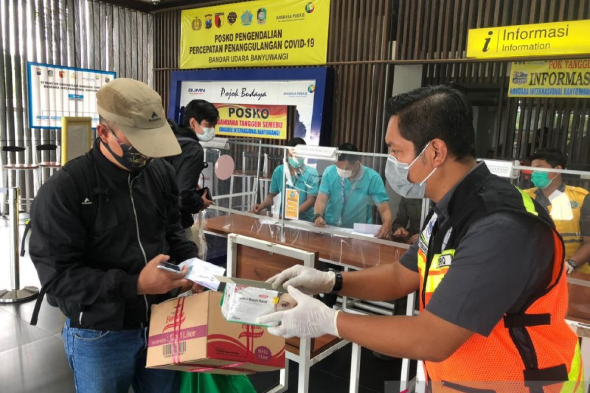 Terjadi lonjakan jumlah penumpang di Bandara Banyuwangi