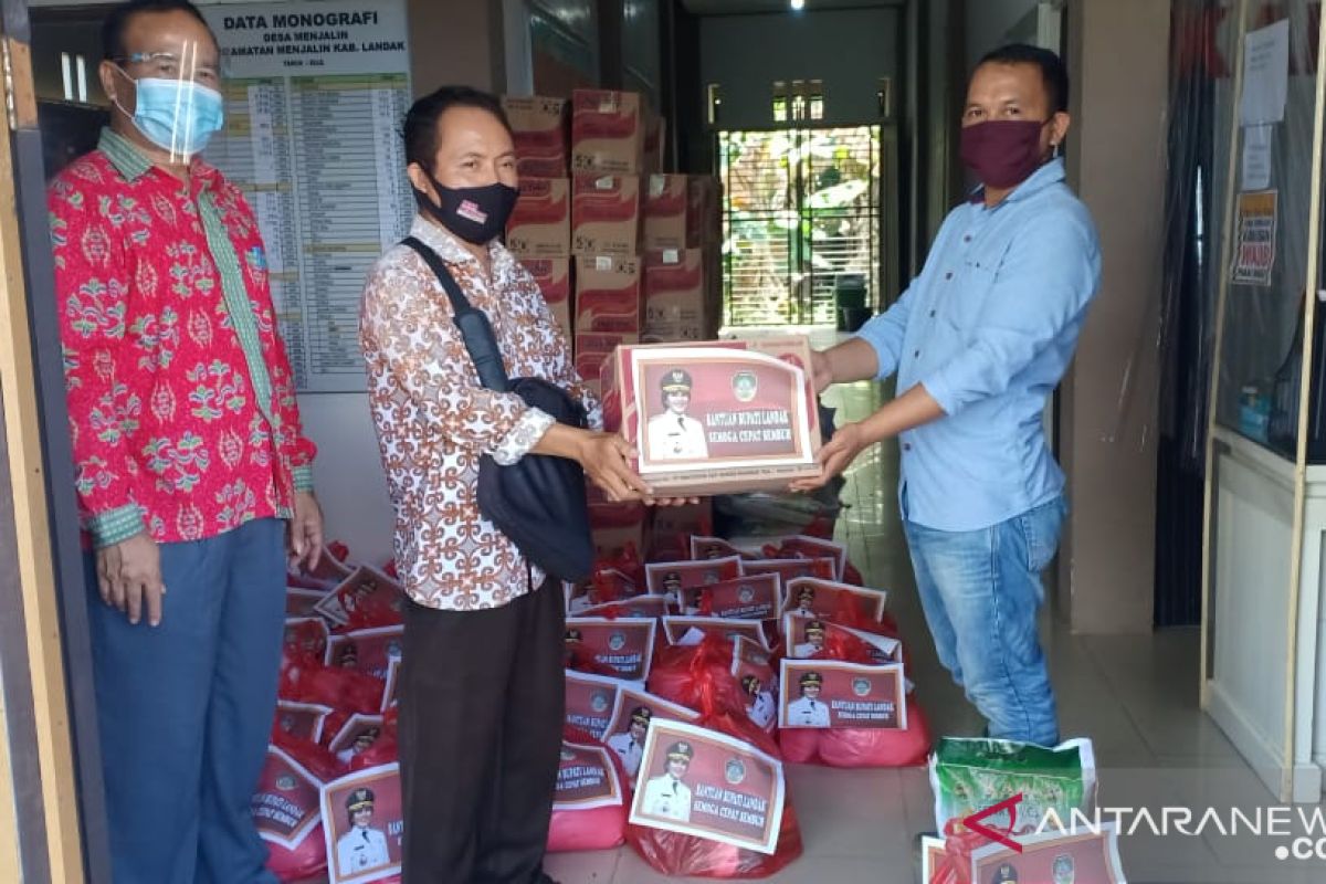 Pemkab Landak bantu 92 warga yang jalani isolasi mandiri