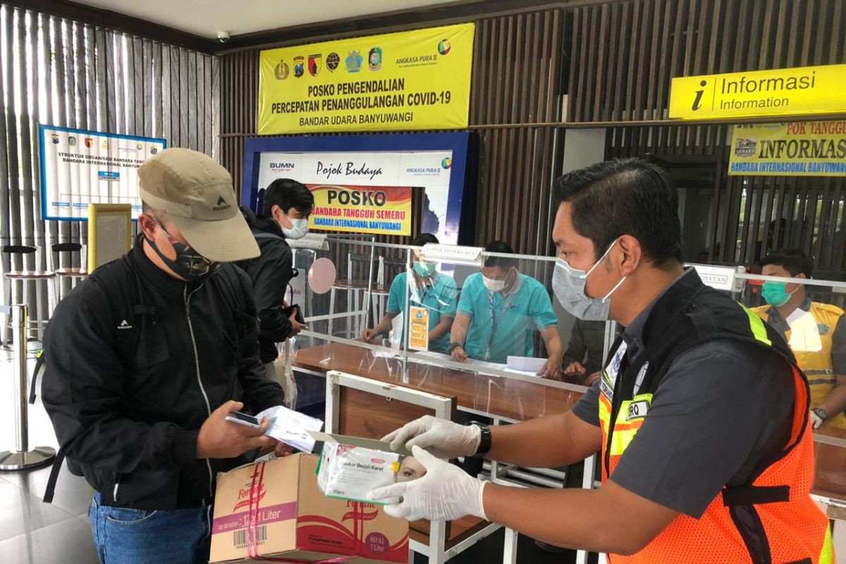 Terjadi lonjakan penumpang Bandara Banyuwangi arus balik libur panjang