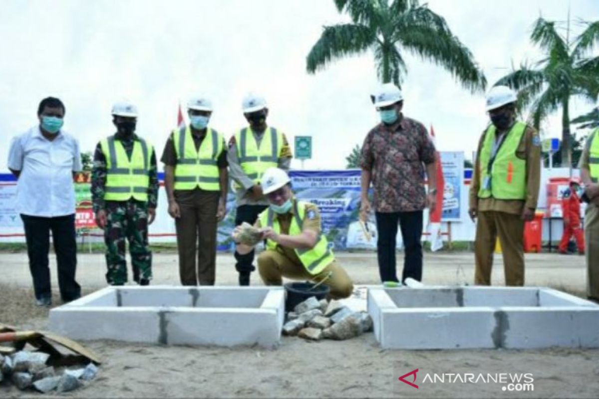 Gubernur Erzaldi letakkan batu pertama pembangunan Rumah Sakit COVID-19 Babel