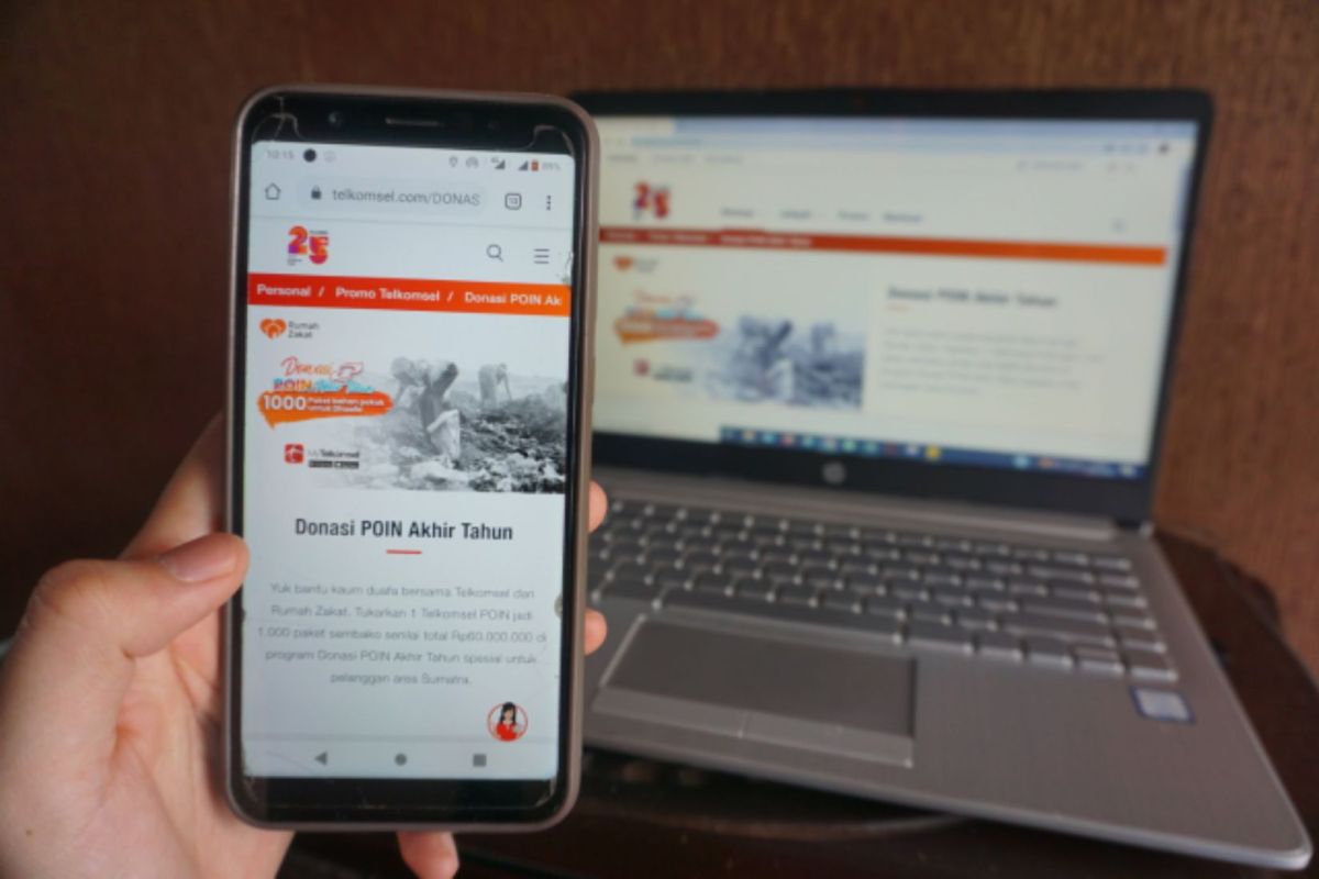 Telkomsel ajak pelanggan donasi sembako dengan menukarkan Telkomsel POIN