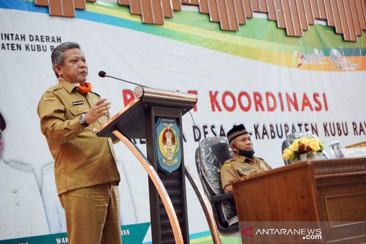 Bupati Kubu Raya semangati kafilah yang  ikut MTQ Nasional di Padang