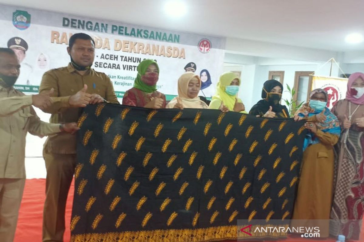 Begini motif sigupai khas Abdya yang mulai diperkenalkan