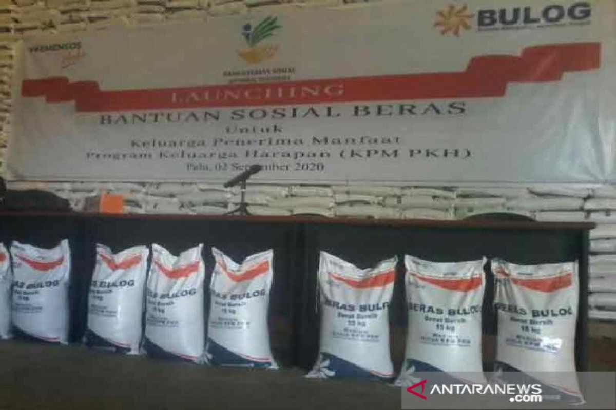 Penyaluran bansos beras PKH di Sulawesi Tengah sudah rampung
