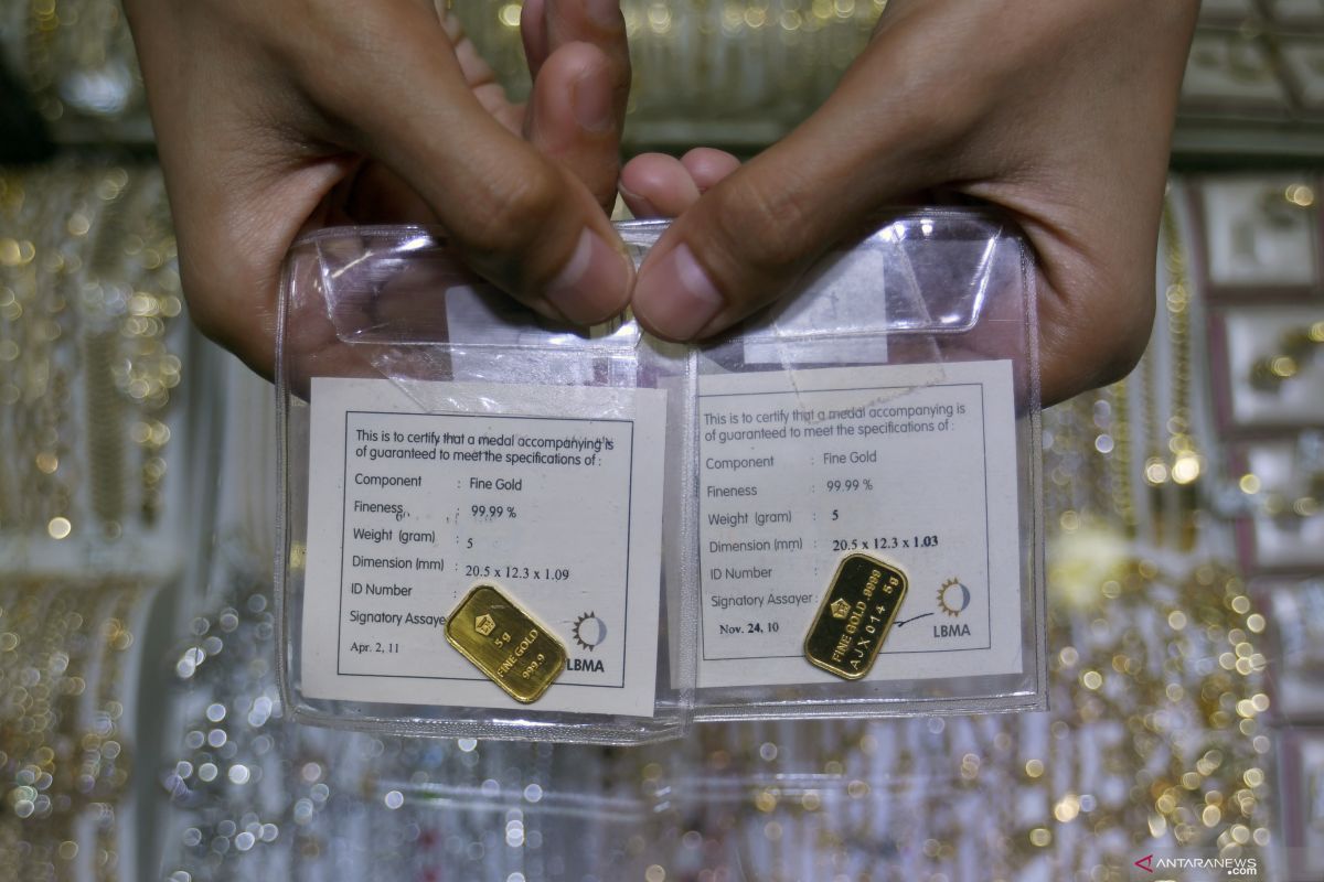 Harga emas Antam hari ini Rp1,080 juta per gram