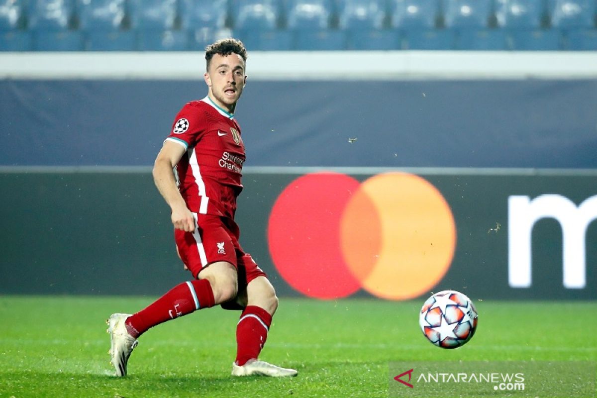 Diogo Jota cetak tiga gol saat Liverpool babat Atalanta 5-0